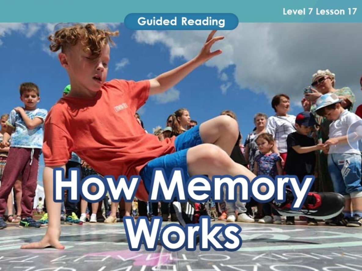 How memory works - guided reading for K-12 students with a VIPKid teacher.