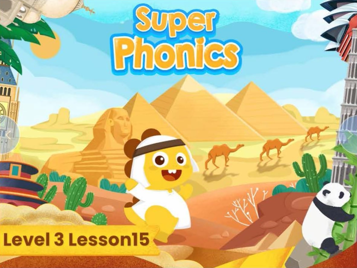 Super VIPKid teacher teaching resources for phonics level 3 lesson 5.