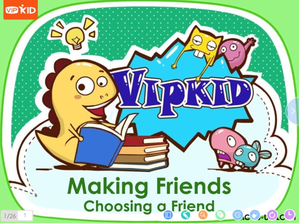 Vipkid is a teacher at VIPKid who enjoys making friends and choosing a friend. They have access to a variety of teaching resources.