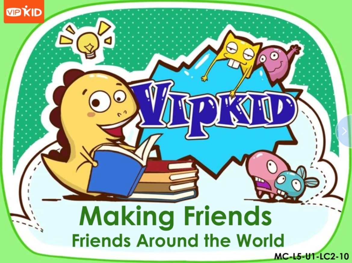 Vipkid is a K-12 teacher connecting with and making friends around the world through engaging lesson plans.